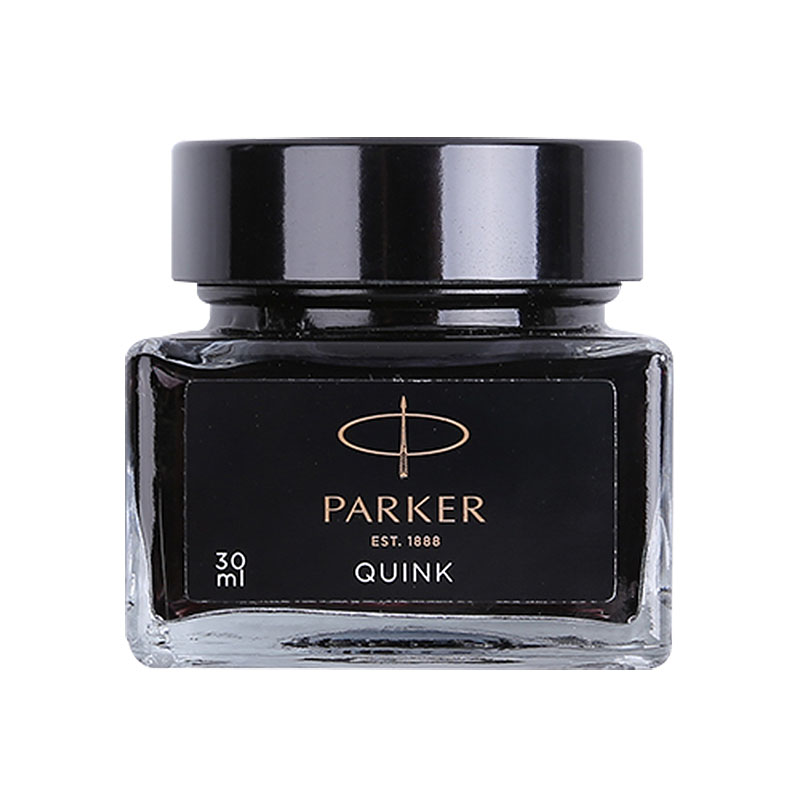 派克（PARKER）配件系列 钢笔墨水黑色迷你30ml